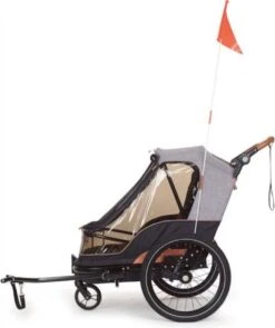 Bobike 2-in-1 Fietskar En Wandelwagen - Zwart/bruin 12 Bobike 2-in-1 Fietskar En Wandelwagen - Zwart/bruin -BASIL Verkoop 1005x1200 5