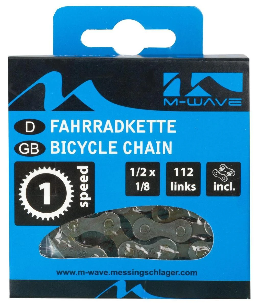 Ketting M-Wave Single Speed / Naafversnelling - 112 Schakels 2 Ketting M-Wave Single Speed / Naafversnelling - 112 Schakels - Afbeelding 2