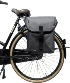 Ekostar® Online Shopping - Dubbele Fietstas - Donker En Licht Grijs - Waterafstotend - Fietstas - 34 Liter - Fietstassen Elektrische Fietsen -BASIL Verkoop 1015x1200 1