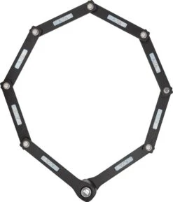 AXA Fold Lite 100 Vouwslot - Fietsslot - Voor Elk Type Fiets – Licht Gewicht - Met Houder - 100 Cm - Zwart -BASIL Verkoop 1027x1200