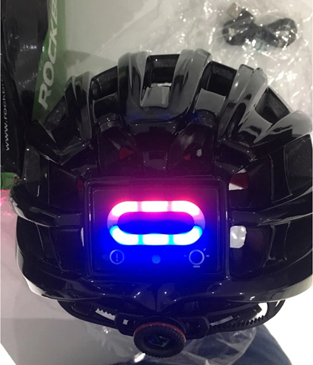 MTB Helm Met Verlichting | E-bike | Racefiets | Pro Fietshelm Met Verlichting | Licht Van Gewicht | Ingebouwde Led Lamp Als Voorlicht + Zijlicht En Achterlicht > Sport Lights, Kleur Helm Zwart 8 MTB Helm Met Verlichting | E-bike | Racefiets | Pro Fietshelm Met Verlichting | Licht Van Gewicht | Ingebouwde Led Lamp Als Voorlicht + Zijlicht En Achterlicht > Sport Lights, Kleur Helm Zwart - Afbeelding 8