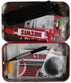 Simson Bandenreparatieset / Bandenplakset Compleet - Type Select T.b.v. Fiets - 23 Delig -BASIL Verkoop 1036x1200 1