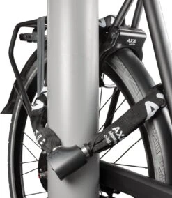 AXA Absolute 9 Kettingslot - ART 2 Slot Voor Fietsen - Extra Dikke Schakels - 110 Cm - 9 Mm - Zwart -BASIL Verkoop 1045x1200