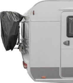 ProPlus Fietsbeschermhoes Voor 2 Fietsen Met Zichttas Voor Waarschuwingsbord Voor Caravans En Campers -BASIL Verkoop 1056x1200