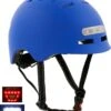 Sajan Fietshelm - Skatehelm Helm Mat-Blauw - LED Verlichting - Maat-S -BASIL Verkoop 1067x1200