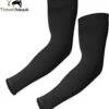 TravelHawk Arm Sleeve - Sleeve - Sleeves - Armstukken - Armstukken Wielrennen - Zonbescherming - 2 Stuks - Zwart - Maat XL