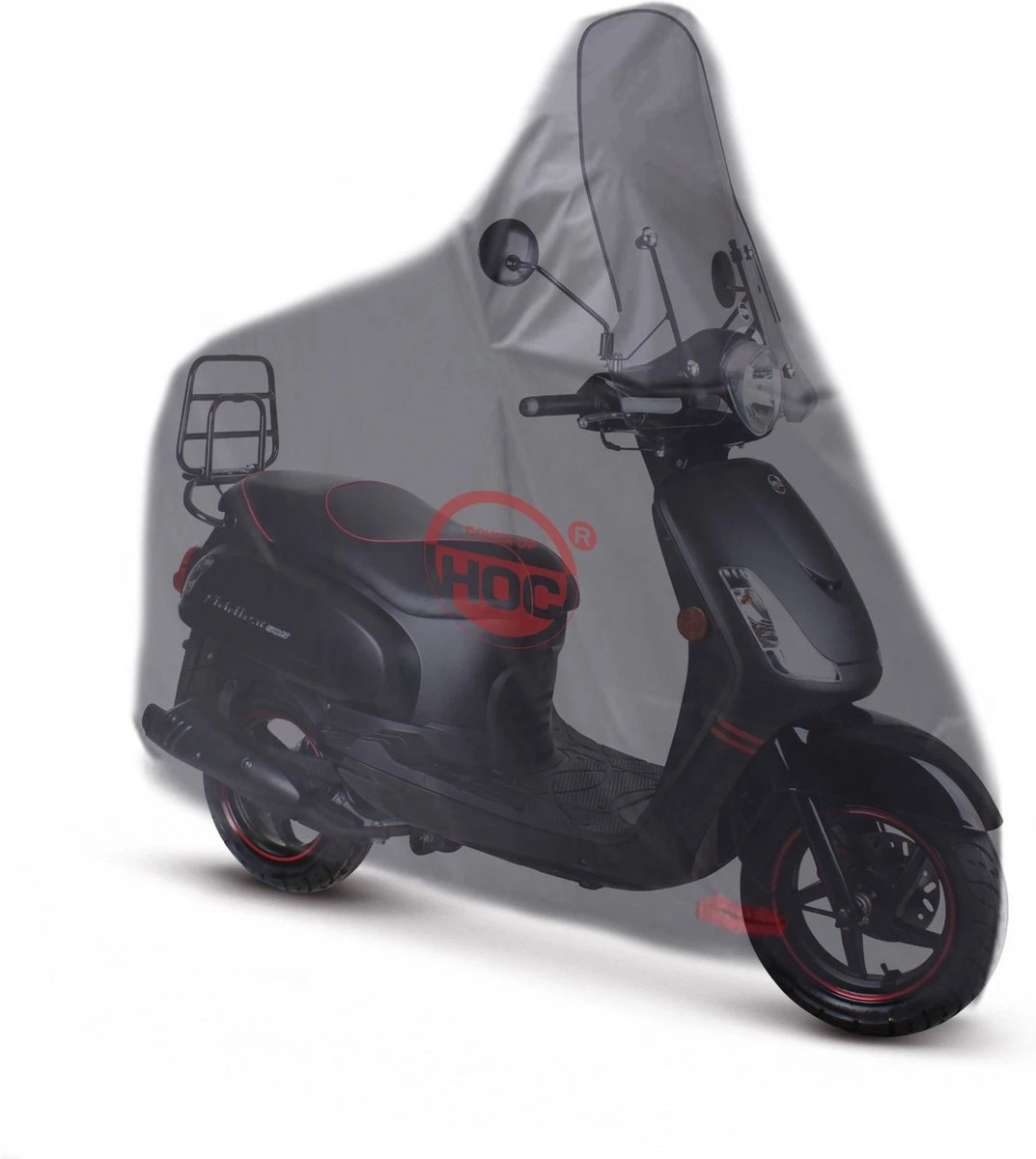 CUHOC Scooterhoes Voor De Sym Fiddle 2 & 3 (Met Hoog Windscherm) Stofvrij / Ademend / Waterdicht Redlabel 5 CUHOC Scooterhoes Voor De Sym Fiddle 2 & 3 (Met Hoog Windscherm) Stofvrij / Ademend / Waterdicht Redlabel - Afbeelding 5