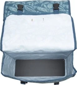 New Looxs Fiori Double Forest Dubbele Fietstas - 30 Liter - Blauw -BASIL Verkoop 1081x1200 1