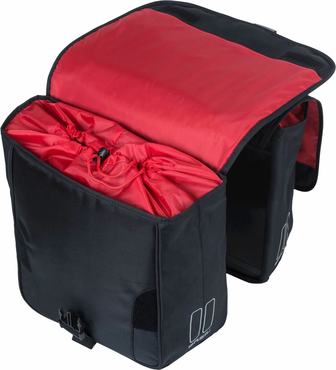 Basil Sport Design Dubbele Fietstas - Grijs - 32 Liter 6 Basil Sport Design Dubbele Fietstas - Grijs - 32 Liter - Afbeelding 6