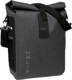 New Looxs Varo Single Enkele Fietstas - 100% Waterdicht - Afneembaar - 20 Liter - Zwart -BASIL Verkoop 1090x1200