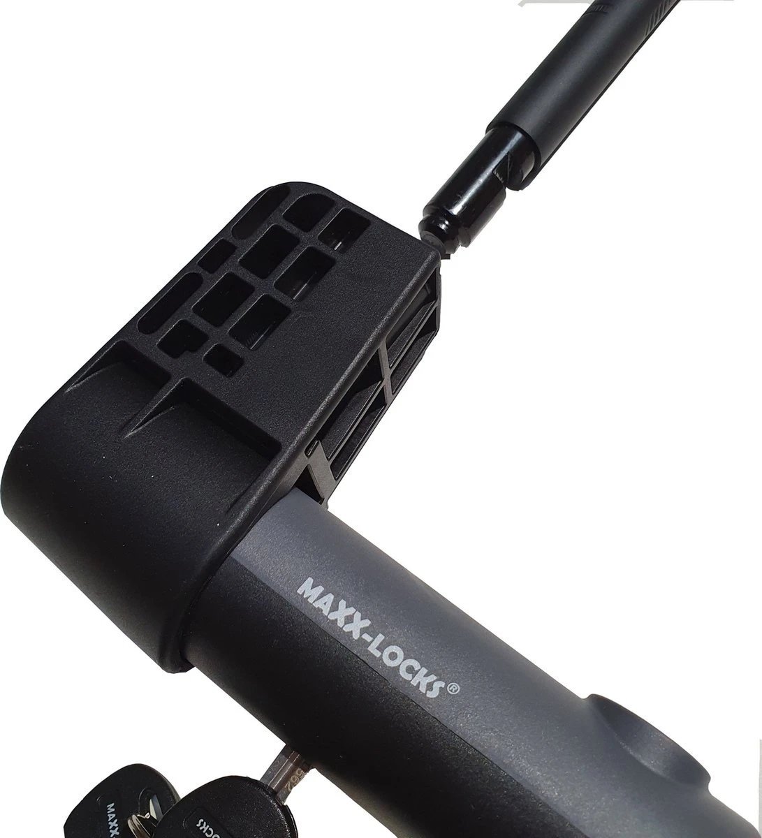 Maxx-Locks Huntly Beugelslot - Fietsslot ART 2 - 20cm - Zwart 2 Maxx-Locks Huntly Beugelslot - Fietsslot ART 2 - 20cm - Zwart - Afbeelding 2