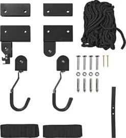 Crius Fietslift - Fiets Ophangsysteem - Met Katrollen - XL - Voor Plafondbevestiging - Tot 57KG -BASIL Verkoop 1093x1200 1