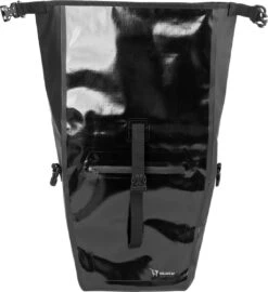 Ekostar® Online Shopping - Fietstas - 100% Waterdicht - Rolltop - 17 Tot 28 Liter - Zwart - Enkele Fietstas -BASIL Verkoop 1099x1200
