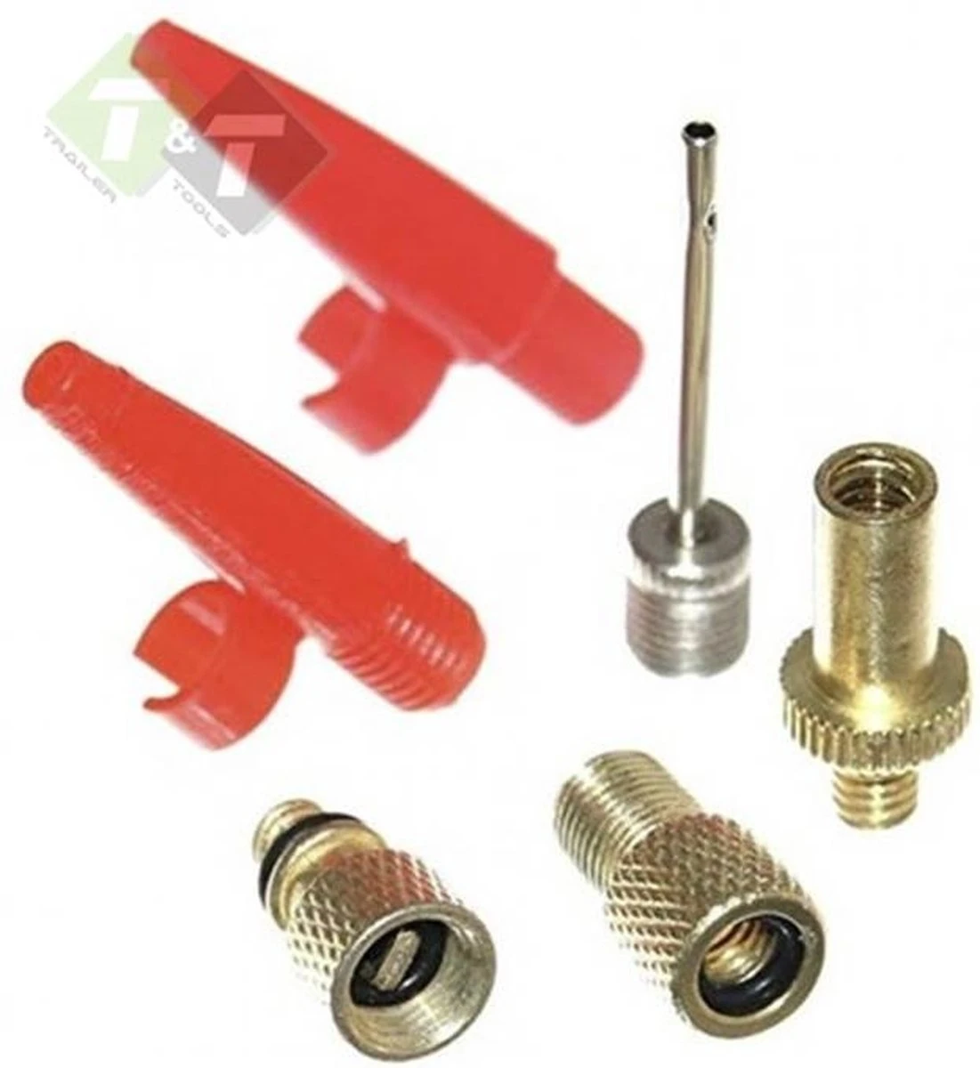 Benson Verloopnippel Set Alle Fietsventielen - Ballen - Luchtbed - 6 Delig 7 Benson Verloopnippel Set Alle Fietsventielen - Ballen - Luchtbed - 6 Delig - Afbeelding 7