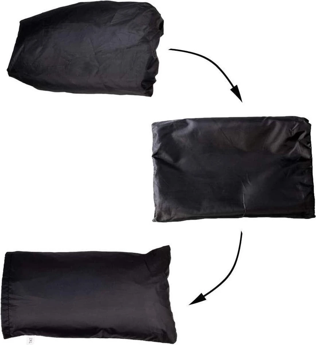 FEDEC Fietshoes Voor Alle Fietsen - Waterbestendig - Opbergzak - 200 X 90 X 100 CM - Zwart 3 FEDEC Fietshoes Voor Alle Fietsen - Waterbestendig - Opbergzak - 200 X 90 X 100 CM - Zwart - Afbeelding 3