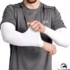 Travelhawk Arm Sleeve - Sleeve - Sleeves - Armstukken - Armstukken Wielrennen - Zonbescherming - 2 Stuks - Wit - Maat XL