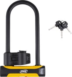 VINZ Grivola Beugelslot / Fietsslot / Motorslot / Scooterslot ART4 - 32cm -BASIL Verkoop 1121x1200