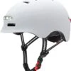 Fietshelm-Met Voor- En Achterlicht-Skatehelm -Maat-M-54 Tot 57cm-Helm Wit - LED Verlichting -BASIL Verkoop 1121x1200 5