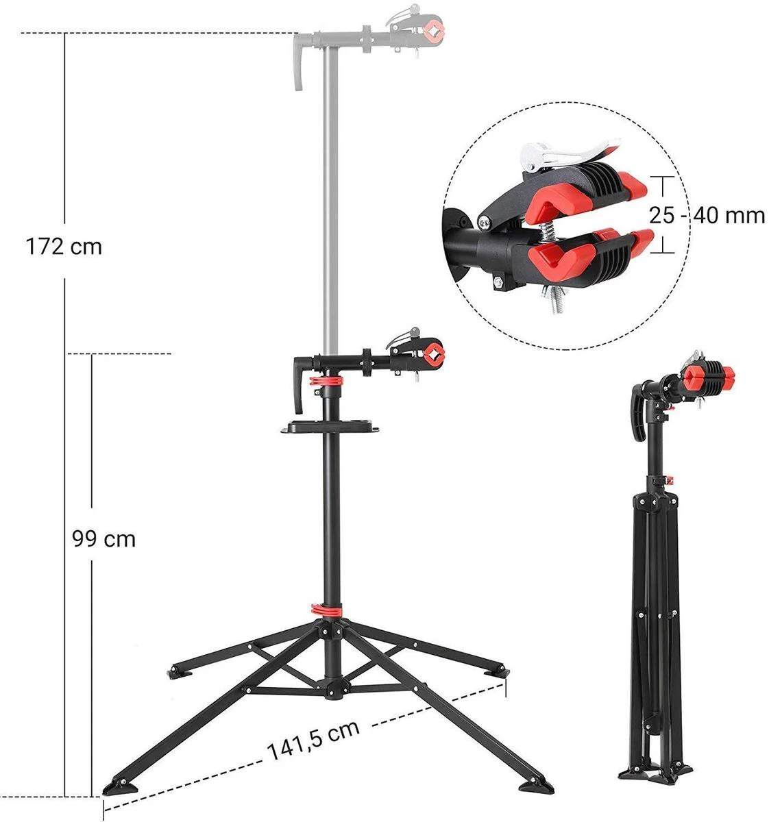Songmics Nancy's Fiets Montagestandaard - 360° Draaibaar Montagestandaard - Reparatiestandaard 7 Songmics Nancy's Fiets Montagestandaard - 360° Draaibaar Montagestandaard - Reparatiestandaard - Afbeelding 7