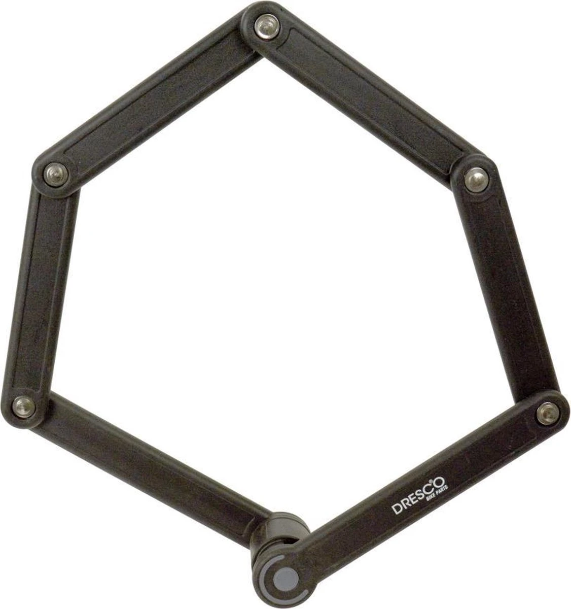 Dresco - Vouwslot - 85x5,5cm - Met Houder - Zwart 5 Dresco - Vouwslot - 85x5,5cm - Met Houder - Zwart - Afbeelding 5