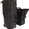 XLC V-light Rolltop Dubbele Fietstas - Zwart - 56 Liter