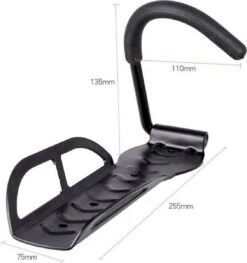 Merkloos Decopatent® PRO Wand Fiets Ophangsysteem - Fiets Ophangbeugel - Fiets Ophangen Aan Muur - Muurbeugel - Muurhouder - Fietsenrek -BASIL Verkoop 1129x1200 5