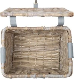 Basil Denton Fietsmand L - Voor - Rotan - Grijs - Large -BASIL Verkoop 1136x1200 2