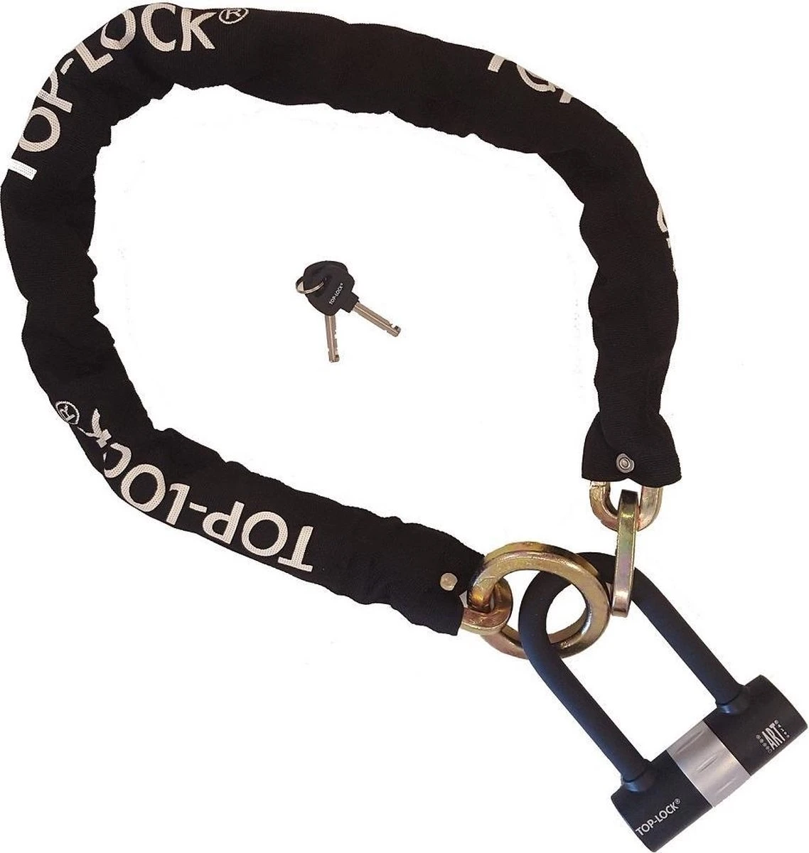 Kettingslot TopLock ART4 - 120cm - Loop + Verlengde U-slot 5 Kettingslot TopLock ART4 - 120cm - Loop + Verlengde U-slot - Afbeelding 5