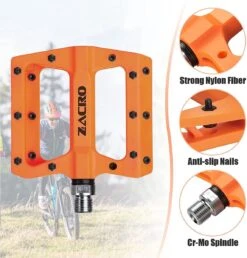 Zacro Fietspedalen - Nylon Antislip Mountainbike Pedalen - Platformpedalen - 9/16 - 2 Lagers - Antislip Waterdicht Anti Stof - Oranje 15 Zacro Fietspedalen - Nylon Antislip Mountainbike Pedalen - Platformpedalen - 9/16 - 2 Lagers - Antislip Waterdicht Anti Stof - Oranje -BASIL Verkoop 1147x1200 6