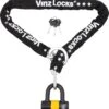 VINZ Kungur ART 3 Kettingslot 150 Cm / Fietsslot / Scooterslot / Motorslot / Schijfremslot