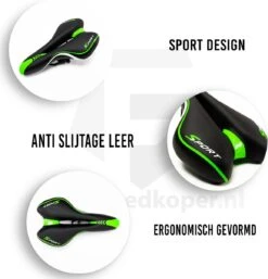 Voltano Sport Fietszadel – Gel Trekking Zadel – Met Uitsparing – Unisex - Zwart / Groen - Incl. Gratis Zadelstrop 12 Voltano Sport Fietszadel – Gel Trekking Zadel – Met Uitsparing – Unisex - Zwart / Groen - Incl. Gratis Zadelstrop -BASIL Verkoop 1154x1200 7