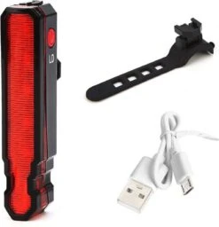 Merkloos Fietsverlichting USB Oplaadbaar Fiets Achterlicht LED Laser -BASIL Verkoop 1156x1200 7