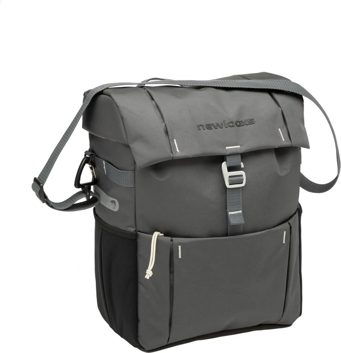 New Looxs Vigo Single Enkele Fietstas - Afneembaar - 18,5 Liter - Zwart 13 New Looxs Vigo Single Enkele Fietstas - Afneembaar - 18,5 Liter - Zwart - Afbeelding 13