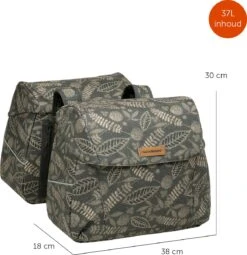 New Looxs Forest Joli Dubbele Fietstas - 37 Liter - Antraciet -BASIL Verkoop 1163x1200 1