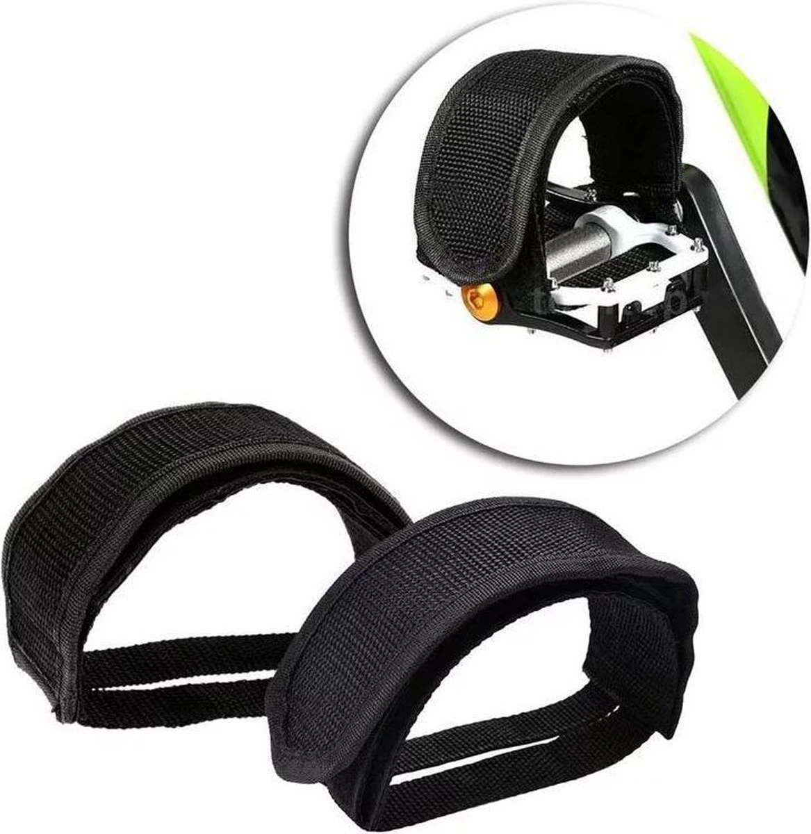 2 Fiets Pedalen Set- Anti-slip Bandjes- Klittenband Pedalen- Fiets Pedalen Bands - Foot Band Binding Bandvoor Meer Grip 1 2 Fiets Pedalen Set- Anti-slip Bandjes- Klittenband Pedalen- Fiets Pedalen Bands - Foot Band Binding Bandvoor Meer Grip