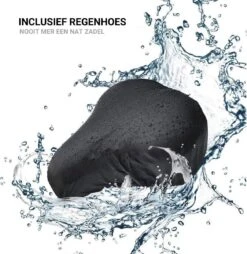 Smilegoods® Gel Zadelhoes Fiets 3D - Zadeldek - Zadelhoes Waterdicht - Zadeldek Fiets - Universeel Brede Zadels - Veiligheidsreflector Voor In Het Donker -BASIL Verkoop 1168x1200 6