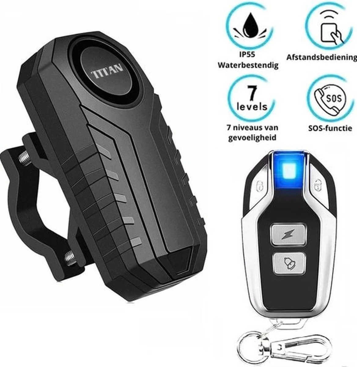 Titan Fietsalarm - NL Handleiding - (Best Reviewd Fietsalarm) Anti-diefstal -Alarm Afstandsbediening 5 Titan Fietsalarm - NL Handleiding - (Best Reviewd Fietsalarm) Anti-diefstal -Alarm Afstandsbediening - Afbeelding 5