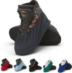 Sterke Overschoenen | Maat 40-45 | Grijs | Wasbaar | Katoen | Antislip | Schoenovertrekken