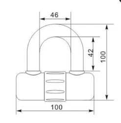 VINZ Kungur ART 3 Kettingslot 150 Cm / Fietsslot / Scooterslot / Motorslot / Schijfremslot -BASIL Verkoop 1181x1200 1