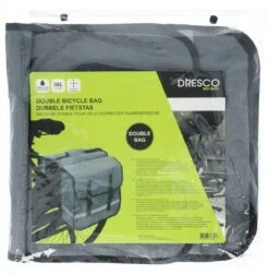Dresco Dubbele Fietstas 36 Liter - Grijs -BASIL Verkoop 1182x1200