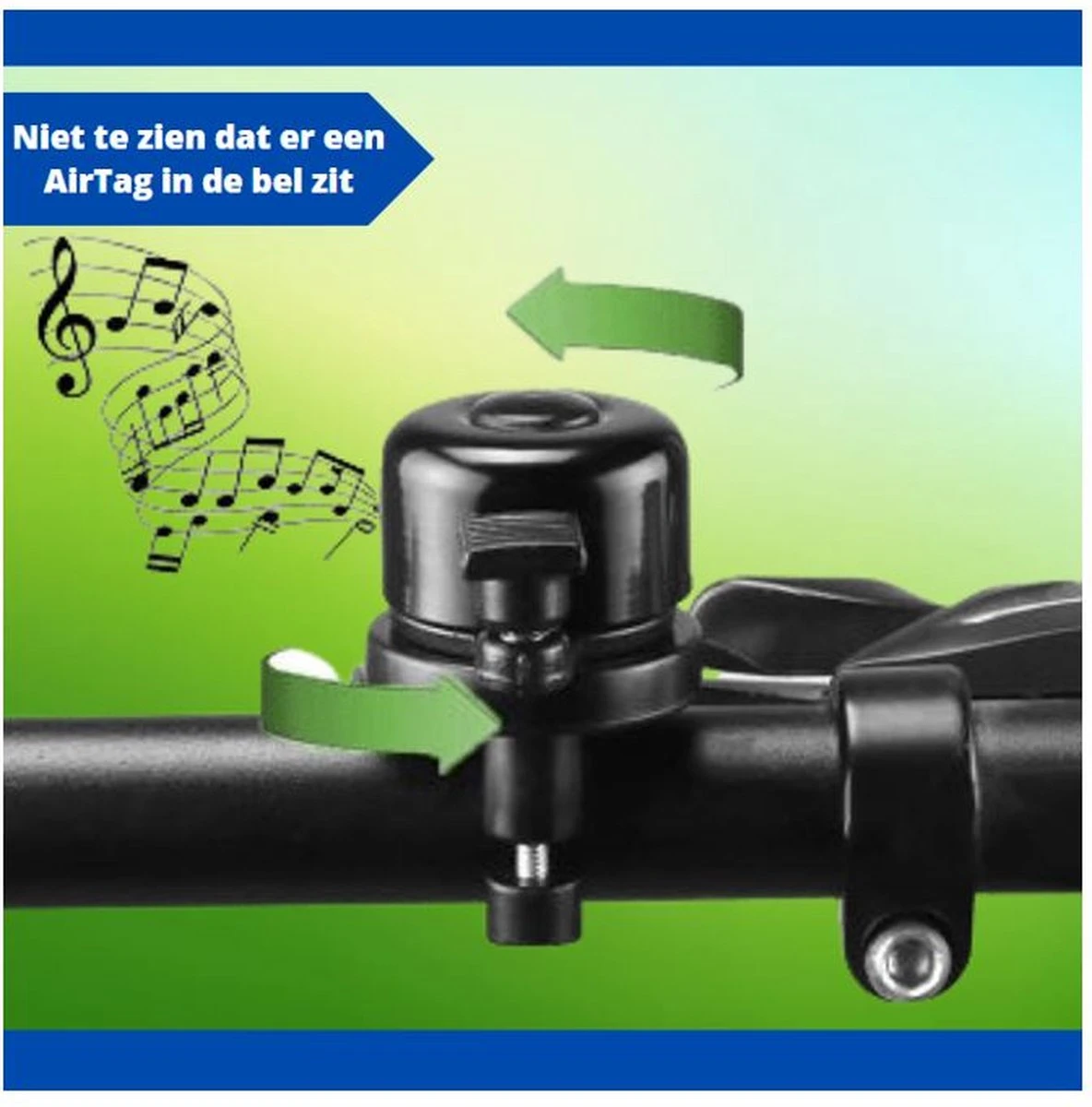 Fietsbel Voor Apple AirTag - AirTag Houder - AirTag Fiets - AirTag Hoesje - Incl. Schroevendraaier Voor Montage - Waterdicht 3 Fietsbel Voor Apple AirTag - AirTag Houder - AirTag Fiets - AirTag Hoesje - Incl. Schroevendraaier Voor Montage - Waterdicht - Afbeelding 3