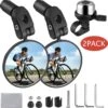 Zacro 2 Pack Fietsspiegel Ebike- Fietsbel- Veiligheidsspiegel- 360° Verstelbare En Draaibare Fietsspiegel– Universeel- Zwart -BASIL Verkoop 1185x1200 6