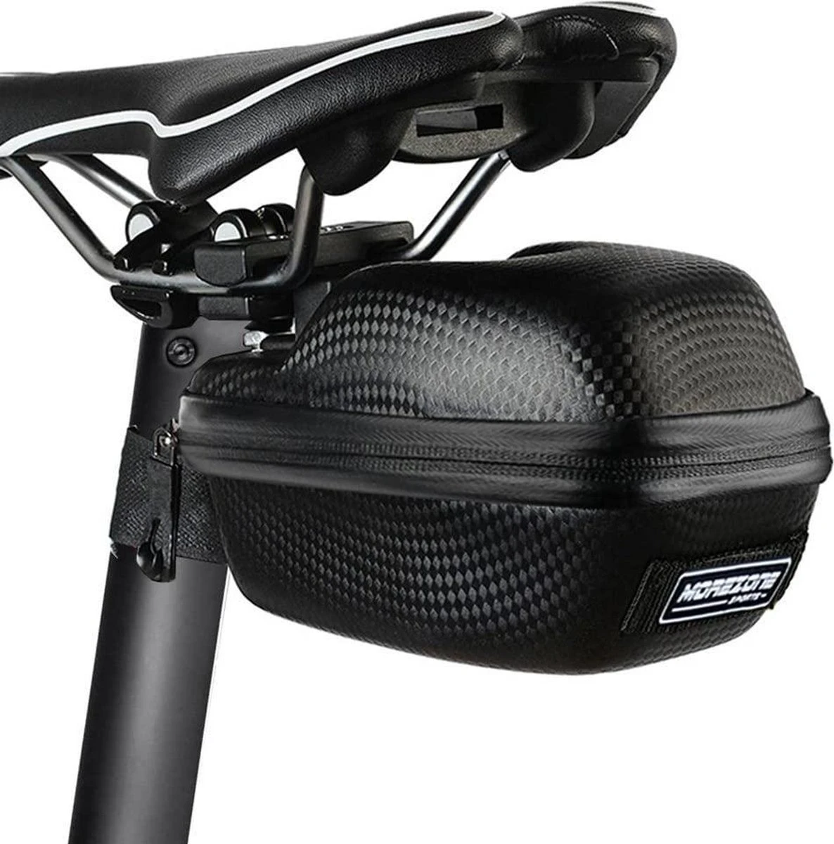 MOREZONE Fietszadeltas | Riem-Zadeltassen | MTB Fiets Fietsstoeltje Pack Regendicht | Waterdicht (Zwart) 1 MOREZONE Fietszadeltas | Riem-Zadeltassen | MTB Fiets Fietsstoeltje Pack Regendicht | Waterdicht (Zwart)