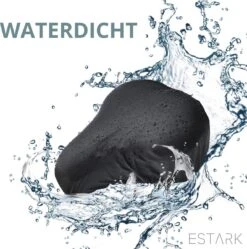 ESTARK® Zwarte Zadelhoes Waterdicht - Zadelhoezen Voor De Fiets - Zadel Cover - Zadel Zak - Hoes - Elastisch - Zwart -BASIL Verkoop 1188x1200 8