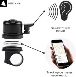 MEDYNA TrackBell - Fietsbel - AirTag Fiets - GPS Tracker Fiets - Fietsalarm - Fiets GPS - Bike Tracker - Ebike -BASIL Verkoop 1190x1200 6