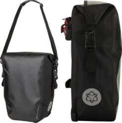 AGU Clean Enkele Fietstas Shelter Medium - Zwart - 17 L - Waterdicht - KLICKfix Module Rail -BASIL Verkoop 1192x1200 1