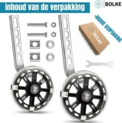 Bolke® - Zijwieltjes - 12-20 Inch - Zijwieltjes Met LED Lichtjes - Zijwieltjes Voor Kinderfiets - Blauw - 12 Inch/14 Inch/16 Inch/18 Inch/20 Inch - Zijwielen - Kinderfietsaccessoires -BASIL Verkoop 1196x1200 2