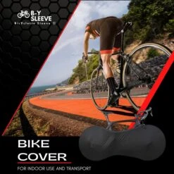 B-Y Sleeve Fietshoes T/m 29" - Fiets Beschermhoes - Racefiets Hoes - MTB - Bike Cover - Model: Black -BASIL Verkoop 1199x1200 2