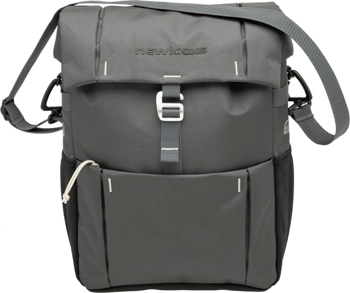 New Looxs Vigo Single Enkele Fietstas - Afneembaar - 18,5 Liter - Zwart 12 New Looxs Vigo Single Enkele Fietstas - Afneembaar - 18,5 Liter - Zwart - Afbeelding 12