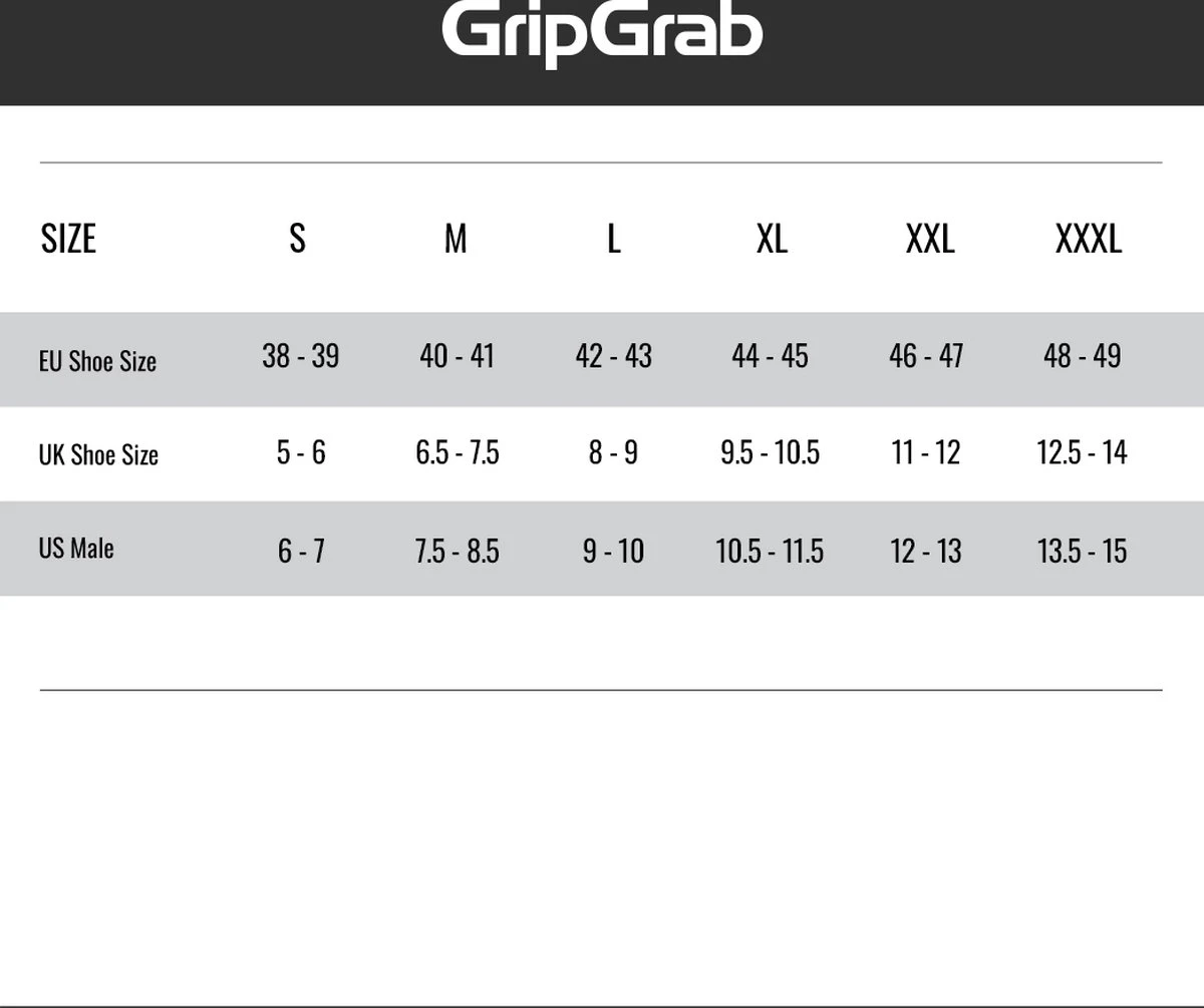 GripGrab - DryFoot Everyday Waterdichte Fiets Overschoenen - Zwart - Unisex - Maat XL 6 GripGrab - DryFoot Everyday Waterdichte Fiets Overschoenen - Zwart - Unisex - Maat XL - Afbeelding 6